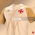 Blusa Vasco 3 2024 - 100 anos Resposta Histórica Kappa Feminina Bege