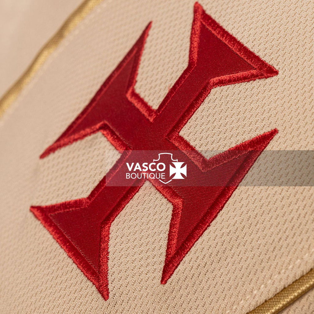 Blusa Vasco 3 2024 - 100 anos Resposta Histórica Kappa Feminina Bege