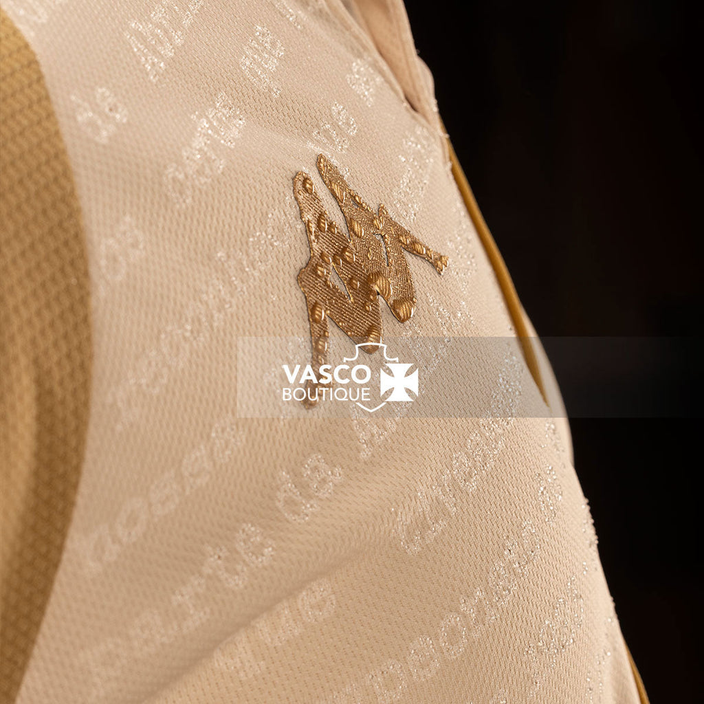 Blusa Vasco 3 2024 - 100 anos Resposta Histórica Kappa Feminina Bege