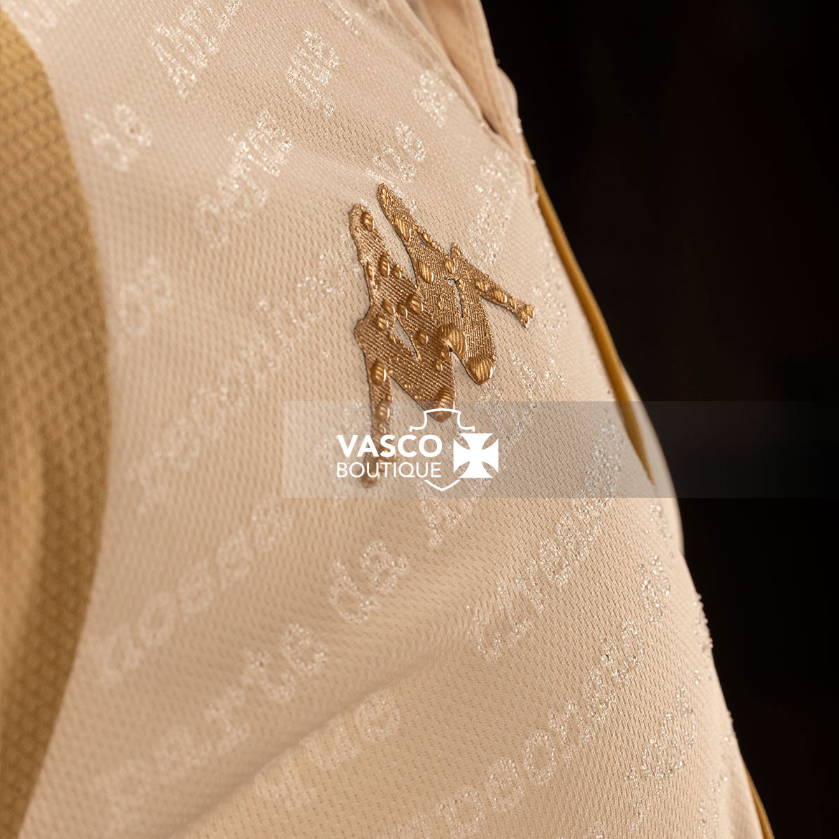 Blusa Vasco 3 2024 - 100 anos Resposta Histórica Kappa Feminina Bege