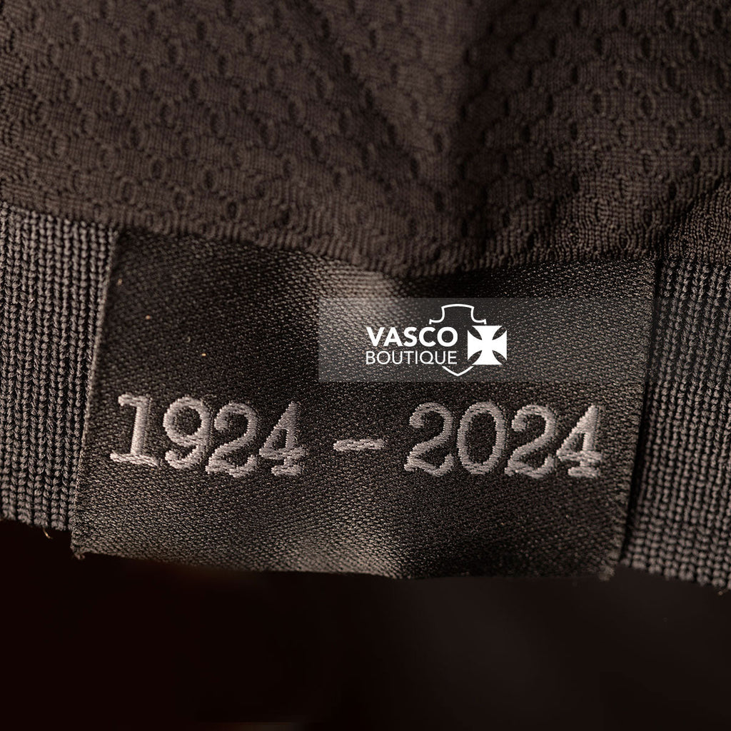 Blusa Vasco 3 2024 - 100 anos Resposta Histórica Kappa Feminina Preta