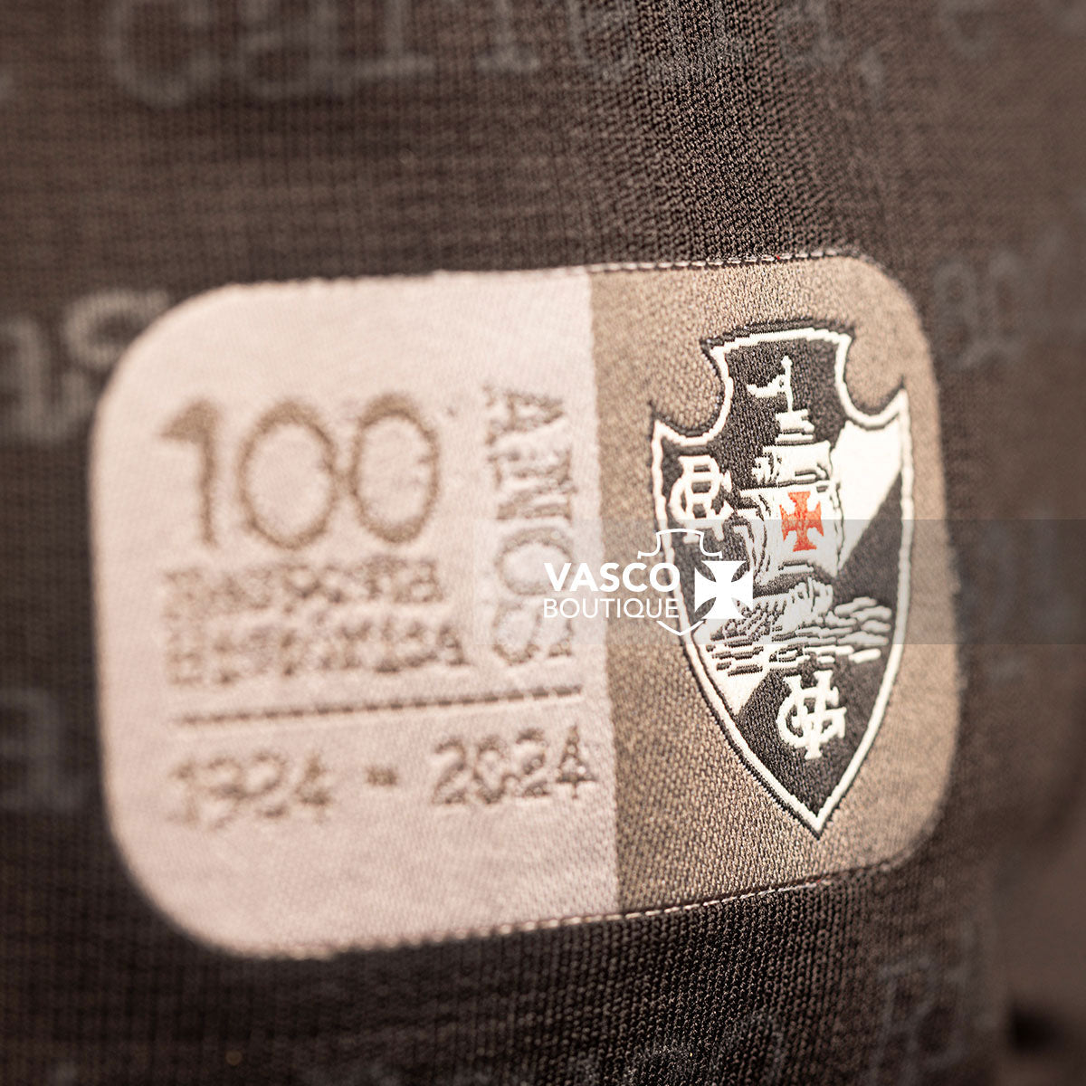 Blusa Vasco 3 2024 - 100 anos Resposta Histórica Kappa Feminina Preta