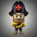 Mini Mascote Vasco Almirante Toy Amarelo