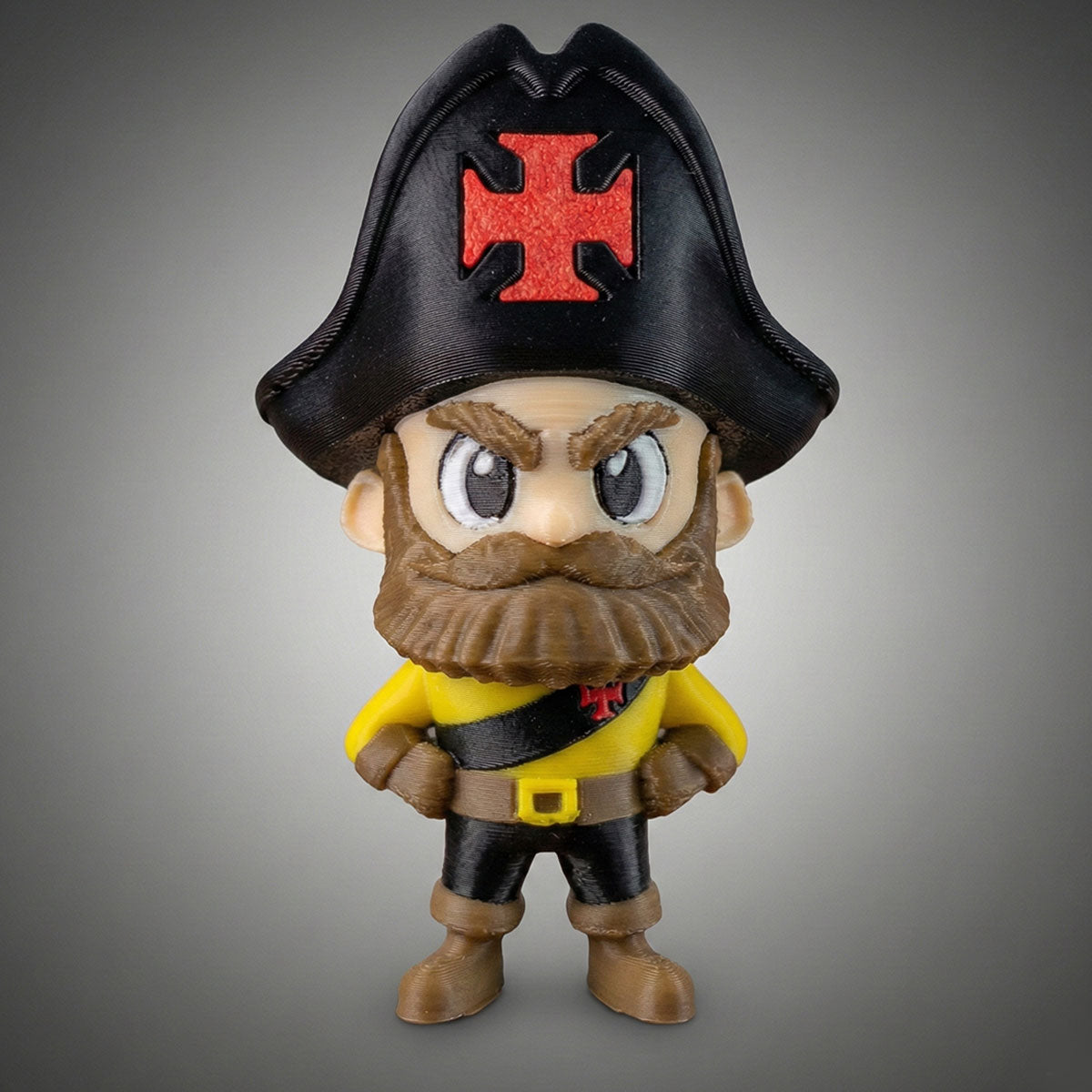 Mini Mascote Vasco Almirante Toy Amarelo