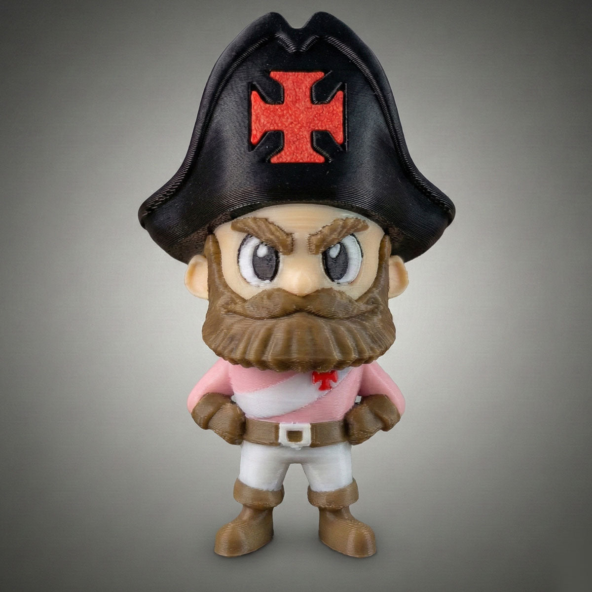 Mini Mascote Vasco Almirante Toy Rosa